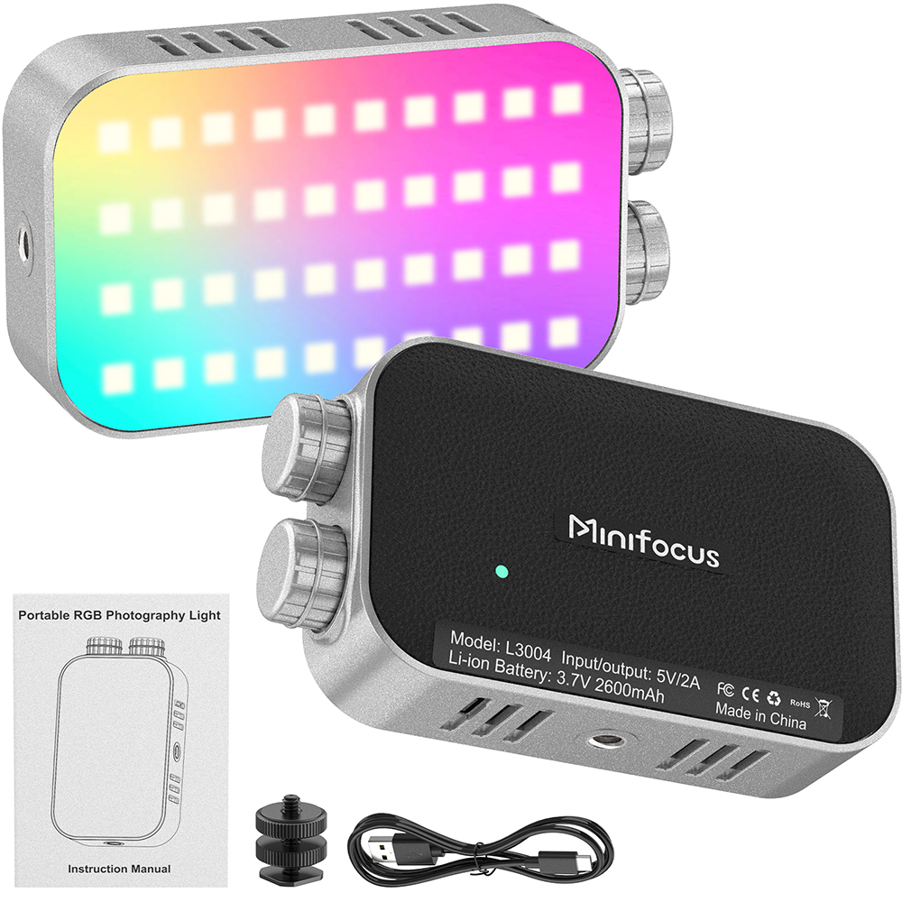 Video Led Light Panel - Luz de relleno RGB portátil Pocket