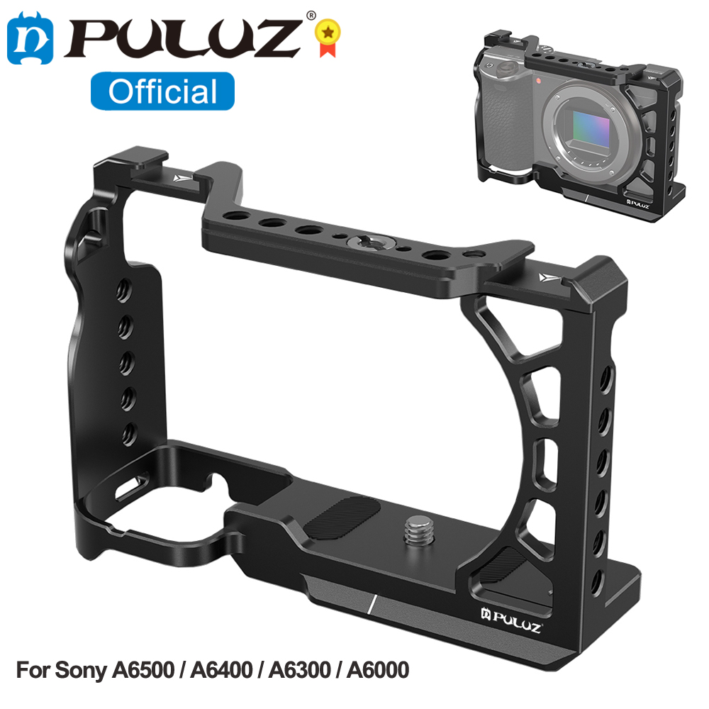 PULUZ-plataforma estabilizador - Camera Cage Rig reseña y precio