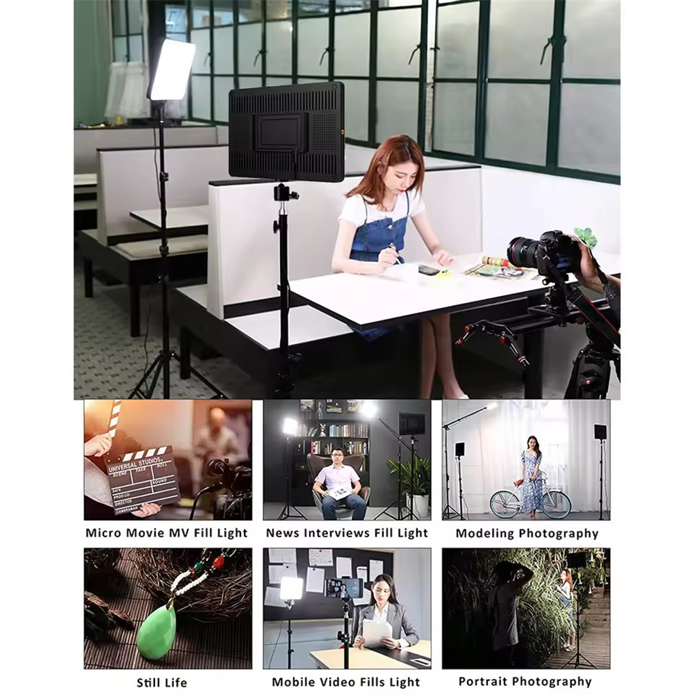 Luz de Video LED con Trípode P - Video Led Light Panel reseña y precio