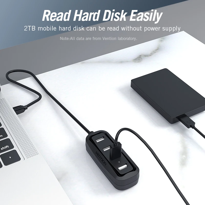 Vention USB 2,0 HUB de 4 puert - Photography Kit Xiaomi reseña y precio
