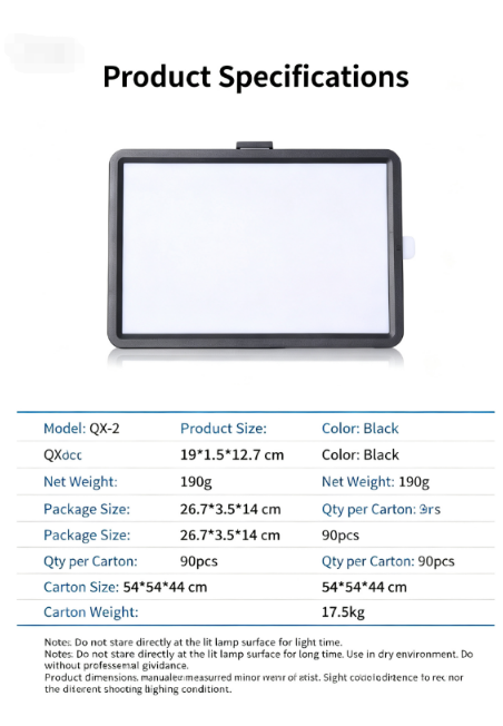Luz de panel LED cuadrada, lám - Video Led Light Panel reseña y precio